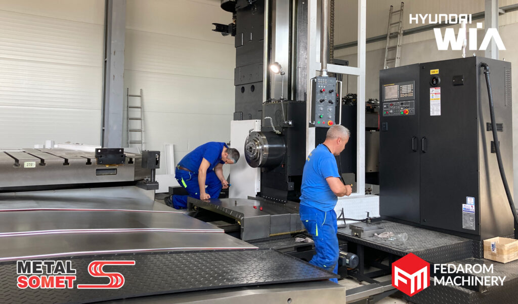 Instalare centru orizontal de prelucrare Hyundai-WIA KBN135 — imaginea 2